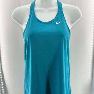Athleisure Essential NIKE DRY FIT  TEAL TANK WOMENS SIZE XS